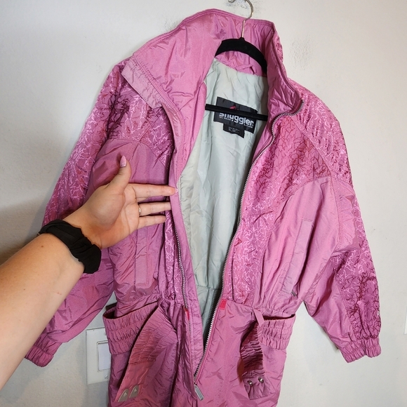 Vintage Snuggler Pink Tess Snowsuit. Women's size 6. - Picture 2 of 16